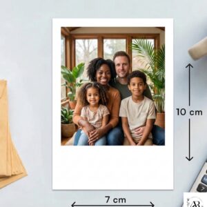 Personalized Polaroid Photo Prints (7x10 cm) – Custom Retro Mini Photos | Set of 30 Prints