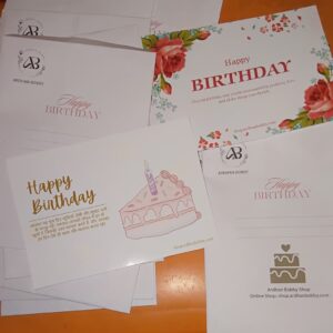 Premium Birthday Greeting Cards with envlope (Pack of 10) – Elegant Designs | Ardhan Bobby Shop