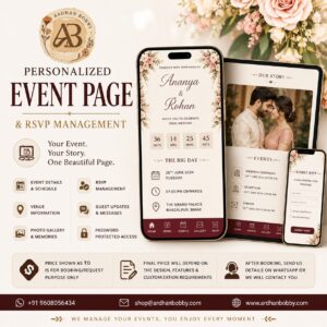 Personalized Event Page & RSVP Management (Worldwide)
